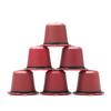 6 STUKS Hervulbare Herbruikbare Nespresso Koffiecapsule Reutilisable Nespresso Pods met een Lepel een Borstel
