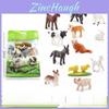 Realistic Farm Chicken Pig Sheep Animals Pvc Figures With Tractor For Farm Scene Display And Gift Ideas