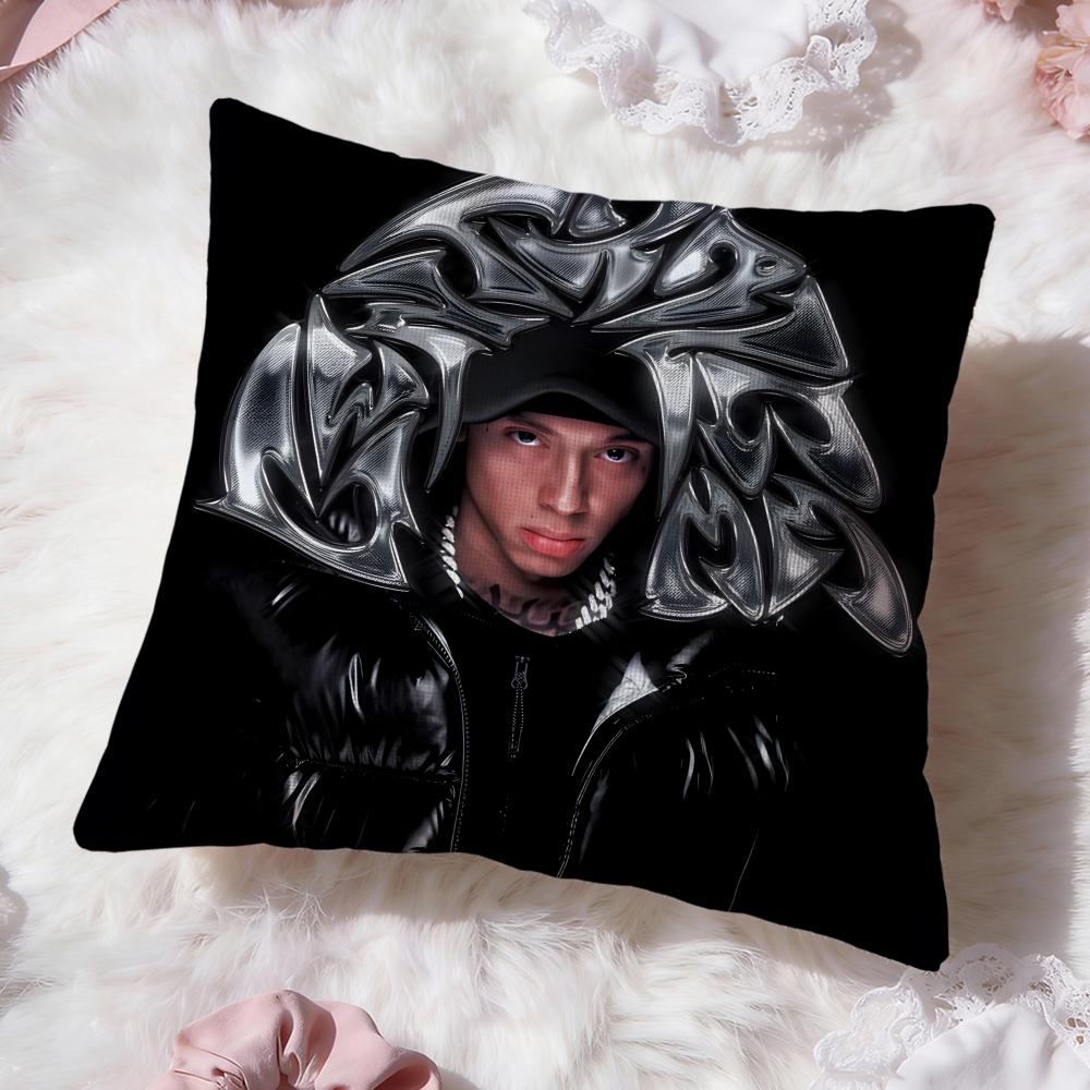 RAP C-Central Cee Cushion Cover Premium Comfort Reversible Pillow Cove -Two In One Design for Any Room & Car Interior