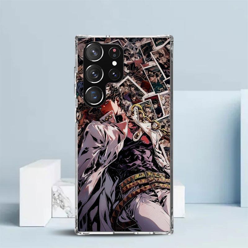 JoJo's Bizarre Adventure Kujo Jotaro Soft Cover for Samsung Galaxy S25 Edge S26 S24 S23 Ultra Phone Case S22 S21 Plus S20 FE Pri