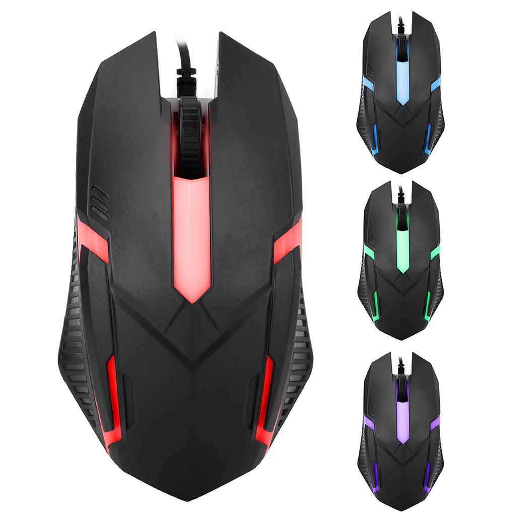 MS11 1600DPI Wired Backlight USB Mouse Ergonomic Gaming Notebook Office Gamer Mouse Mice