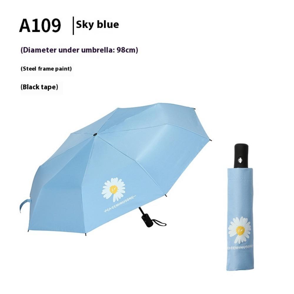 Outdoor-Sport, Anti-UV-Sonnenschirm, faltbar, Regenschirm, Blumenmotiv, winddicht, Sonnenschirm