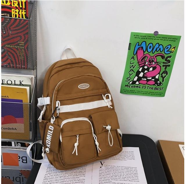 Japanese College Style College Student Leisure Travel Backpack Large Capacity Retro Middle School Student Backpack