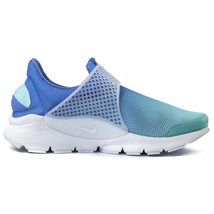 Nike Sock Dart Cushioning Breathable Low Top Kids Lifestyle Shoes Gradient Blue Teenagers 896446-400