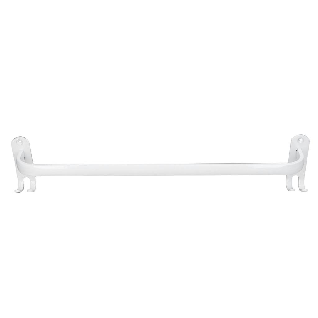 Towel Bar Thickened Wall Mounted Rust Proof Space Aluminum Bath Towel Rack with Hooks for Bathroom