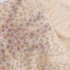 New Pearl Chiffon Printed Fabric Summer Small Floral Single-layer Thin Through Hanging Good Fabric for DIY Dress Slip Skirt