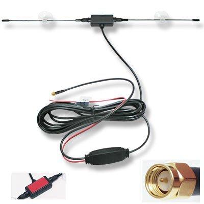 Suction Cup Dipole Type, SMA Terminal, TV Antenna, Powerful Booster, Wiring: Approx. 114.8 inches