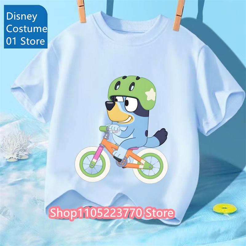 Cartoon Kids T-Shirt Short Sleeve Print Comfortable for Boys and Girls Daily Use