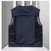 Outdoor Leisure Vest Men's  Multi-Pocket Breathable Outdoor Sports Coat Design Leisure Vest Men