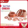 Red Copper Thickened Sealing Washer for Marine Metal Screw Spacer (M3-M60)