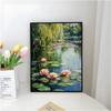 C-Claude Monet Poster Self-adhesive Art Waterproof Paper Sticker Coffee House Bar Room Wall Decor