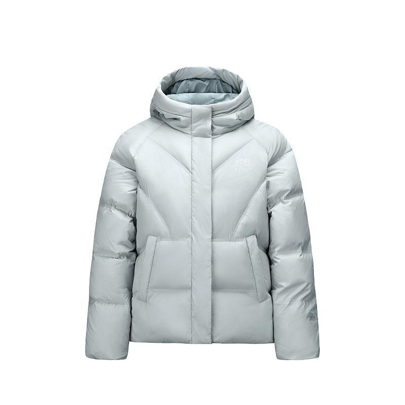 Anta Lightweight Warm Fashionable Comfortable Solid Color Hooded Versatile Down Jacket Women Outerwear 162548903N-6