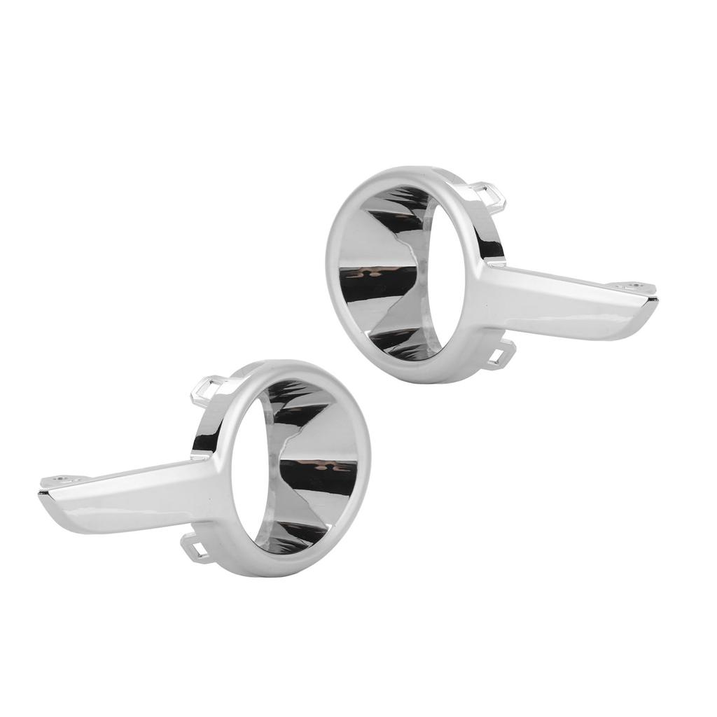 Fog Light Cover Chrome Plating High Strength ABS Plastic Front Bumper Fog Lamp Bezel for 208 2012‑20