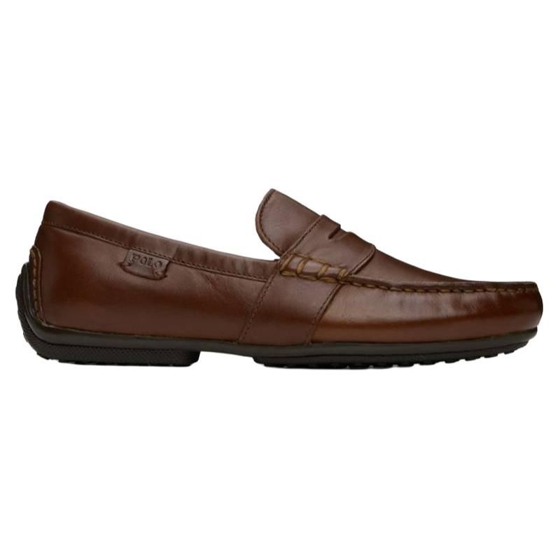 Polo Ralph Lauren Slip-On Loafers Men Shoes Brown 803707787002