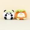 Adorable Plush Panda Keychain With Leafy Details Cuddly And Cute Toy For Bags