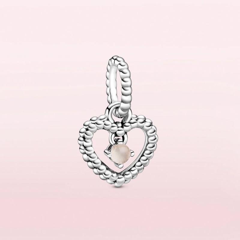 Pandora Simple and exquisite 925 silver pendant, same style for men and women, couple model 798854C06