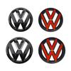 2Pcs Car Front Grill/Rear Emblem Lid Covers Logo Sticker For Volkswagen VW GOLF 5 6 7 8 MK5 MK6 MK7 MK8 POLO Scirocco sportvan QV0