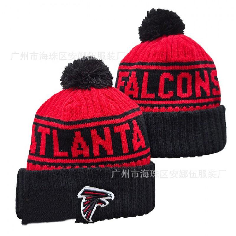 Colorful Pom Knit Beanie Team Sports Warm Winter Hat Basketball Fans