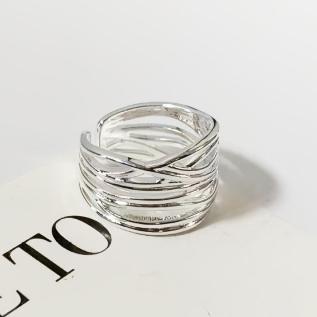 Korean Style Multi-layer Interwoven Finger Ring