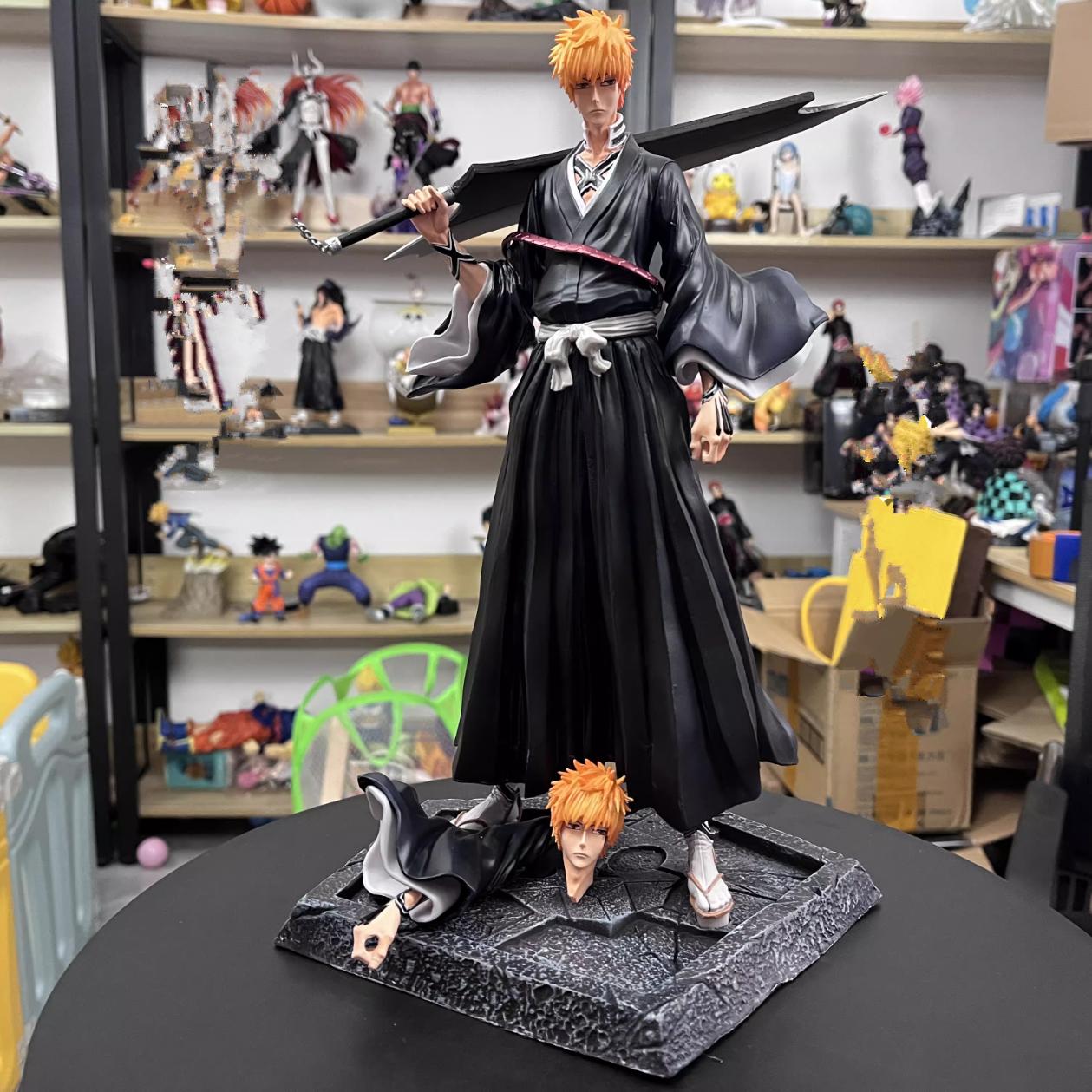 32cm BLEACH Kurosaki Ichigo Anime Figure Bleach Action Figure Adult Collectible Model Doll Toy Gifts without box