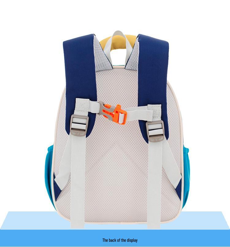 2025 Cute Cartoon Kindergarten Girl's Fashionable Color Block Decompression Backpack