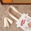 with Strap Thermal Mug Cup Sleeve Canvas Water Cup Crossbody Bag New Mobile Phone Bags