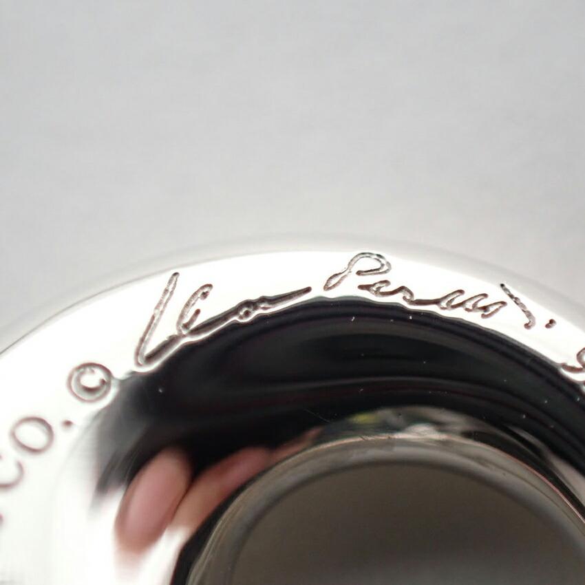 [Used] TIFFANY 925 Eternal Circle Pendant/Necklace/j17-3