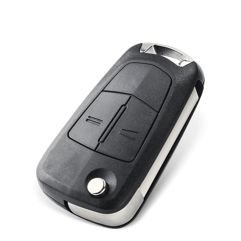 KEYYOU 10pcs Flip Remote Folding Car Key Fob Case Shell For Vauxhall Opel Astra H Corsa D Vectra C Zafira Astra Vectra Signum