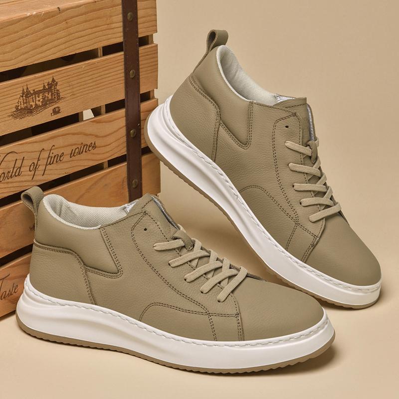 Pánská ležérní obuv z pravé kůže, vysoce kvalitní outdoorové tenisky, módní obuv pro řízení, chůzi a tenis, všestranná pánská skate obuv