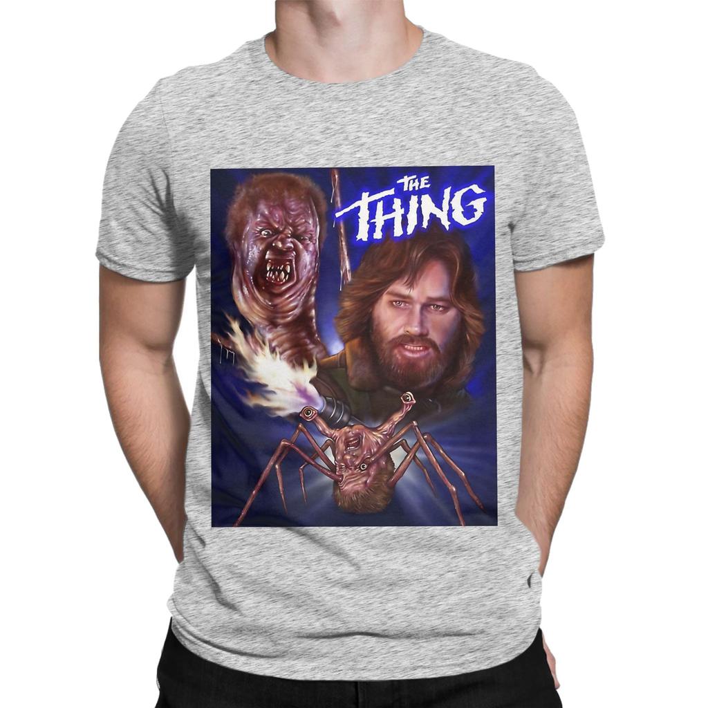 The Thing Poster Classic Novelty 100 Cotton TShirt the thing Tops Tees For Unisex
