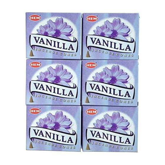 HEM vanilla cone set of 6