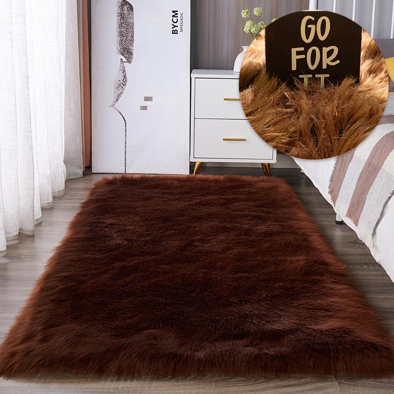 Weiche Flauschige Weiße Teppiche für Schlafzimmer Nachttisch Teppich Pelziger Sofabereich Teppich für Wohnzimmer Mädchenzimmer Plüsch Luxus Teppich Heimdekoration