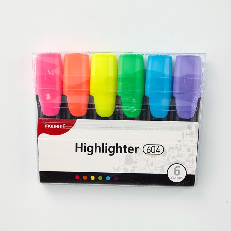 4/6pcs Mini Pretty Waist Color Highlighter Pen Set Adding Super Pastel Marker Liner School Supplies