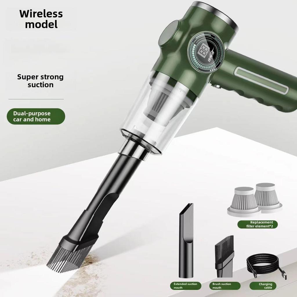 Portable Wireless Car Vacuum Cleaner - Powerful Suction Handheld Dust Collector