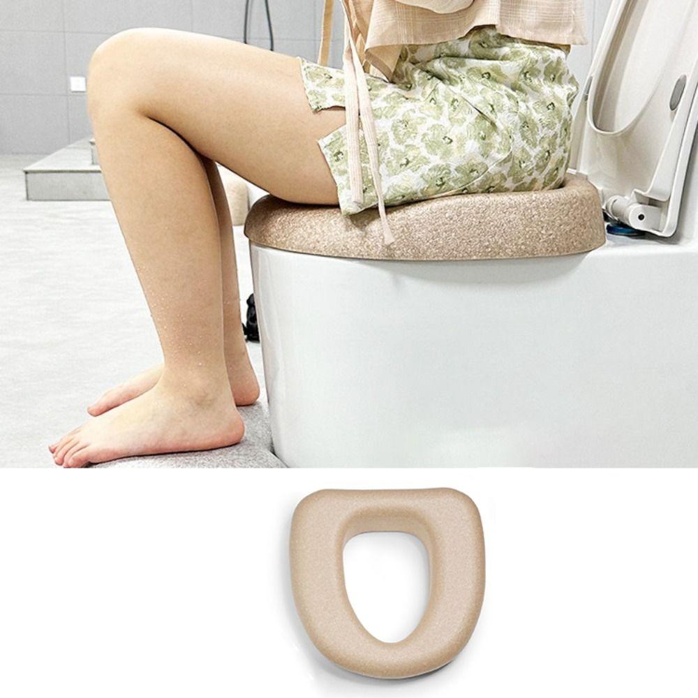 Waterproof Toilet Seat Cushion Washable Toilet Pad Household Toilet Seat Cover Bathroom