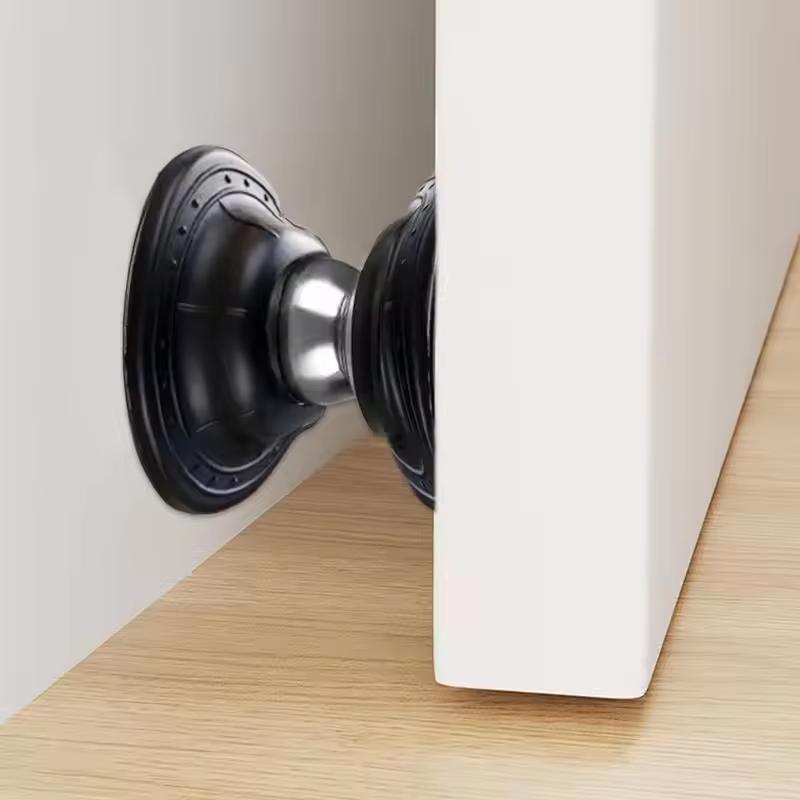 

1 Silent Magnetic Door Stopper - Strong Hotel and Home Door Holder,Silicone Anti-Collision Door Stop,Durable Magnetic Door Fixer
