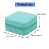 PU Leather Jewelry Box with Multiple Compartments Velvets Lined Jewellery Storage Case Accessory Organization Tool