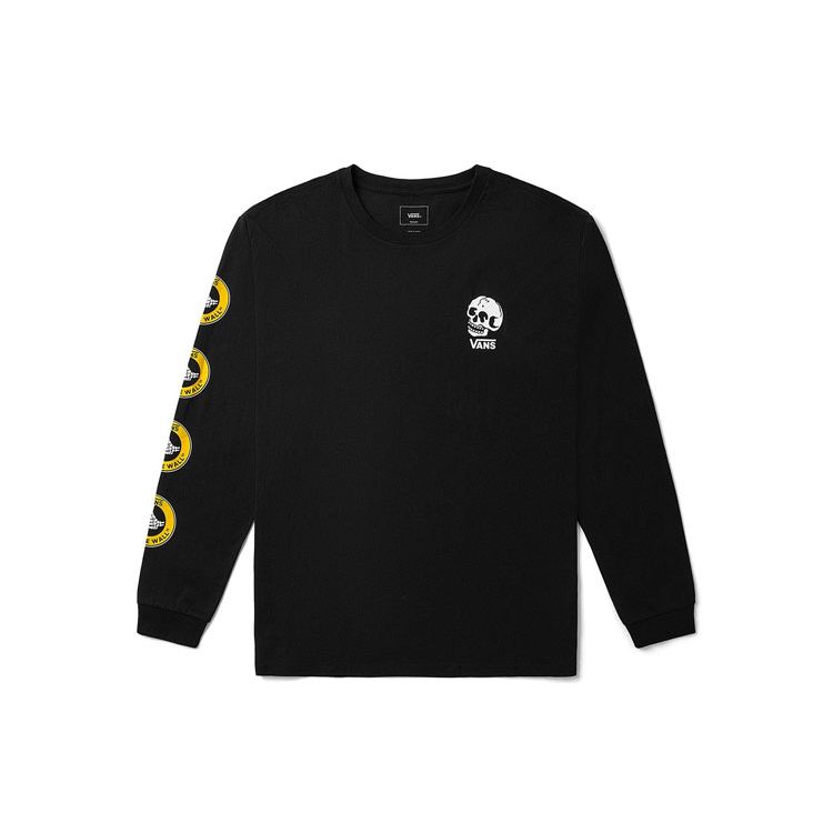 Vans Skull Print Sports Long Sleeve