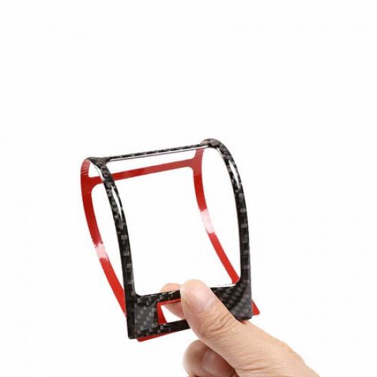 Real Carbon Fiber Middle Console Air Outlet Vent Trim For Benz C-Class 2007-2014