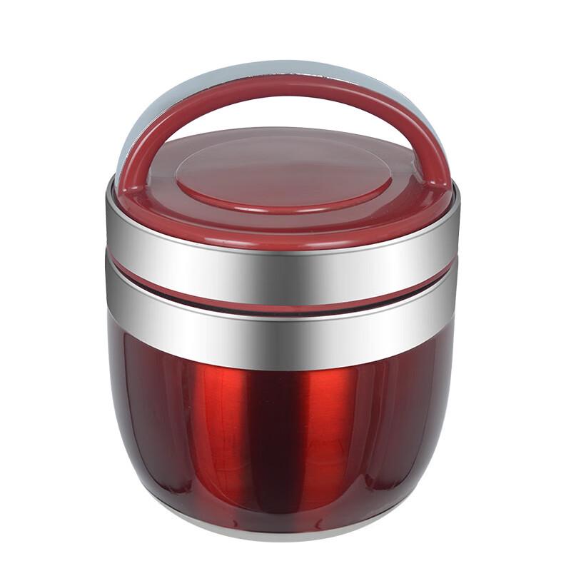 ZISIZ 1.2L Two-Layer Stainless Steel Insulated Lunch Box