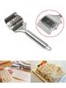 High Grade Stainless Steel Noodle Lattice Roller Docker Dough Cutter Pasta Spaghetti Maker for Kitchen Cooking Tools
