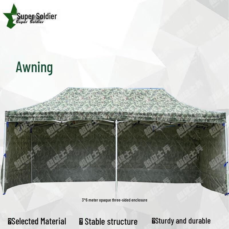 Super Soldier Folding Outdoor Pop-Up Canopy & Umbrella