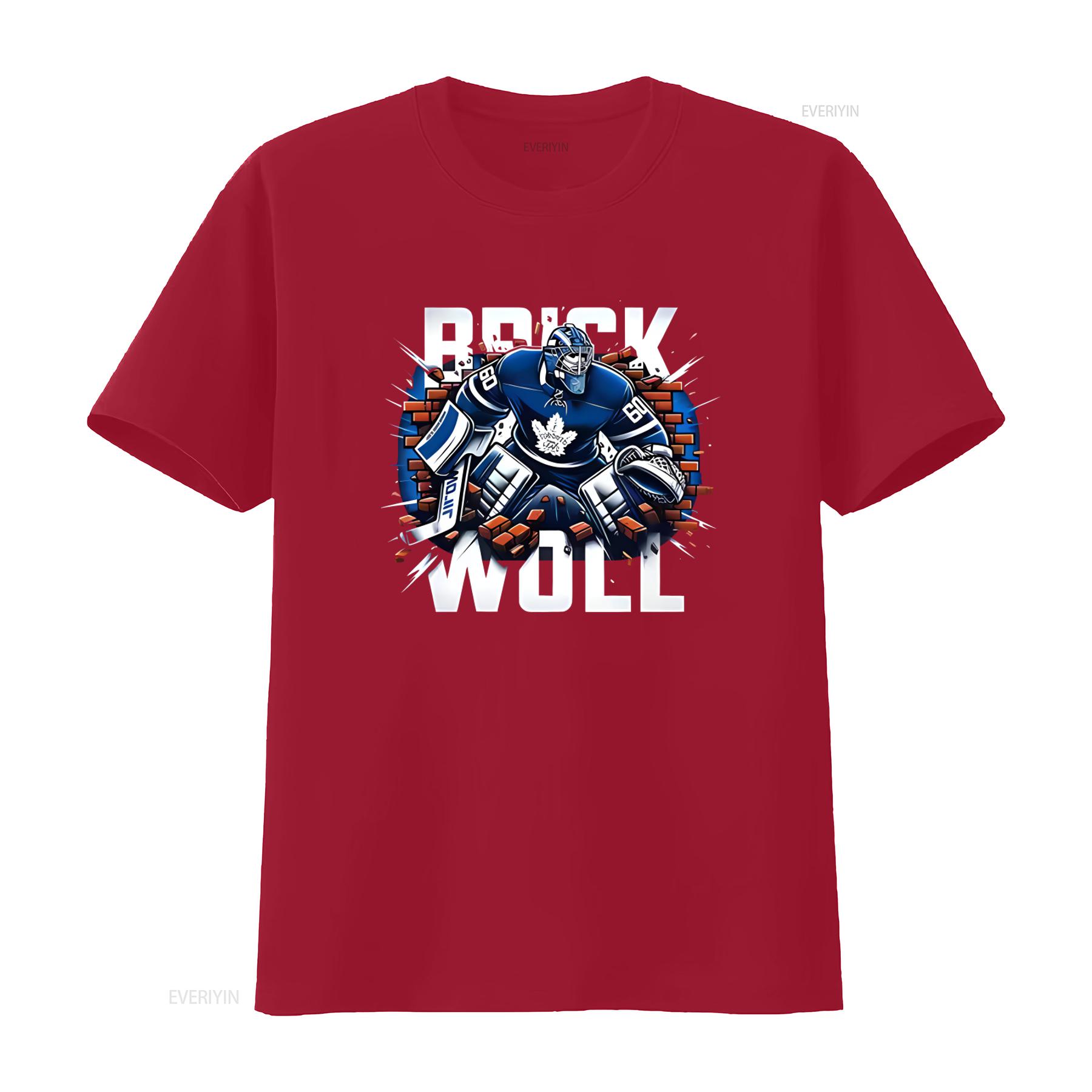 

Joseph Brick Woll Goalie Hockey T Shirt Stylish Design with Bold s vintage Washed Unisex designer clothes Comfortable Versatile S
