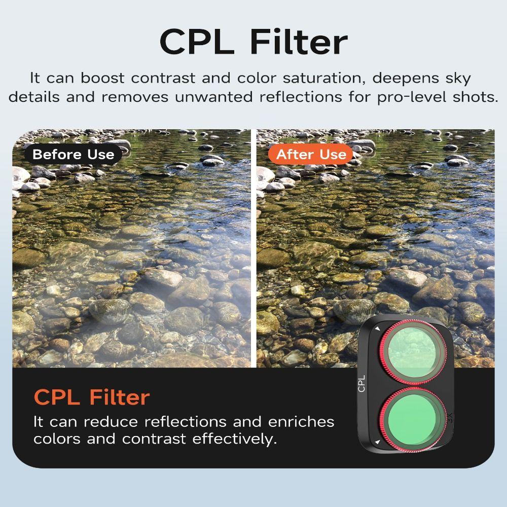 MCUV/CPL Filters Kit ND8/16/32/64 Lens Protector for DJI Osmo Pocket 4P Gimbal Camera Accessories