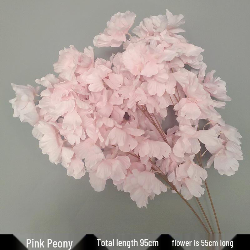 Wedding Pink Series Peony and Rose Artificial Flowers for Decorations