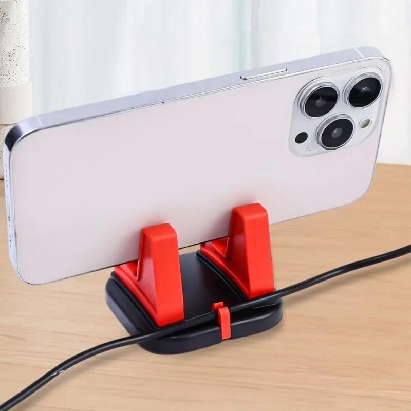 Suport rotativ pentru telefon pentru mașină Tablou de bord automat Suport din silicon rotativ la 360 de grade Navigație GPS pentru mașină universală Suport pentru telefon mobil