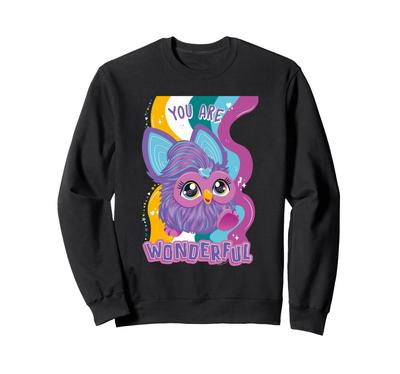 Furby You Are Wonderful Cute 90s Toy Sweatshirt