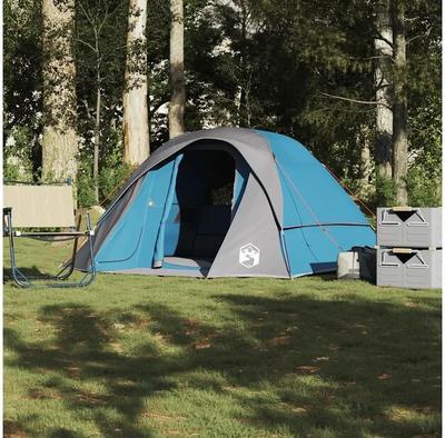 Vidaxl 4-person Blue Waterproof Camping Tent