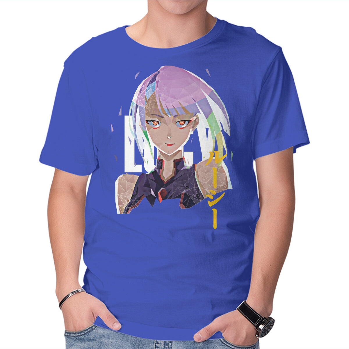 Unisex Crew Neck T-Shirt The Cyber Graphic Short Sleeve Casual Tee XXL