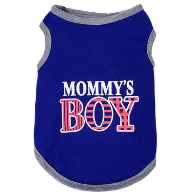 Summer Vest Boy Printing Dog Clothes For Small Dogs Vest T-shirt Summer Breathable Cotton Chihuahua Puppy Clothing